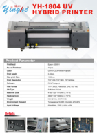 Nueva Impresora UV Híbrida de 1.8m I3200 con 4-6 Cabezales y Tinta UV para Cartón PVC, Pancartas Flexibles, Papel Tapiz, Acrílico y Publicidad
