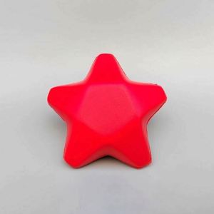Jouets anti-stress en forme de ballon étoile avec logo imprimé, compressibles, pour la promotion - Product Image 2