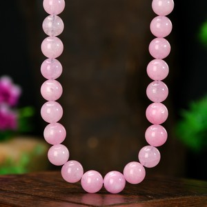 Zooying 10mm Natural <strong>Stone</strong> Beaded <strong>Necklace</strong> for Women with High-end Feel Summer Natural <strong>Stone</strong> Collarbone Chain for Women - Product Image 4