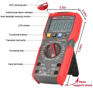 Testeur NCV True RMS UNI-T UT89X, voltmètre AC, ampèremètre, capacité, fréquence, résistance, température - Product Image 2