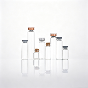 Flacon en verre transparent de 2 ml, 3 ml, 4 ml, 5 ml, 7 ml, 8 ml, 10 ml, 15 ml, 20 ml avec <span class=keywords><strong>bouchon</strong></span> à clapet pour liquides oraux médicaux, petits flacons de suppléments - Product Image 6