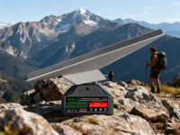 Panel Solar Plegable SPX288 para Instalación de Internet Starlink, Solución de Comunicación para Autocaravanas, Camionetas, Campers, PC+ABS