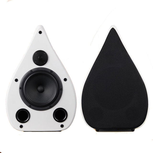 D-6 HIFI Two-Way 2.0 Channel Bookshelf Subwoofer Speaker Plastic Case Passive Home Theatre 50W-200W Lossless