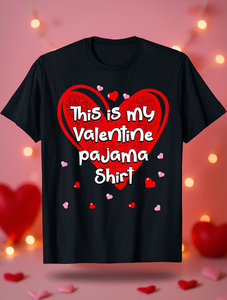 Camiseta del Día de San Valentín para hombre, divertida, estampada, informal, de verano, manga corta, cuello redondo, 100% algodón, corte regular - Product Image 2