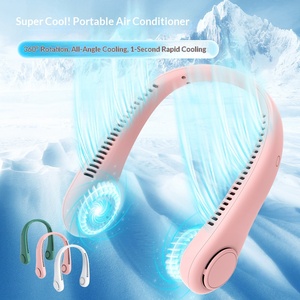 Nuevo Ventilador de Cuello de Silicona sin Aspas, Recargable por USB, Mini Ventilador Portátil, Ultra Larga Duración de la Batería, Ventilador de Uso Exterior Manos Libres - Product Image 4