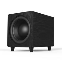 Subwoofer Activo de Madera de 10 Pulgadas para Sistema de Cine en Casa, Sistema de Audio para el Hogar, Altavoz Subwoofer