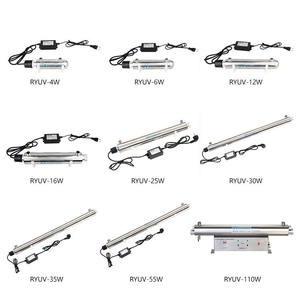 Esterilizador de Agua <span class=keywords><strong>UV</strong></span> de 25W y 6 <span class=keywords><strong>GPM</strong></span> con Certificación CE, Lámpara Germicida Ultravioleta Tubular de Acero Inoxidable para Uso Residencial - Product Image 6