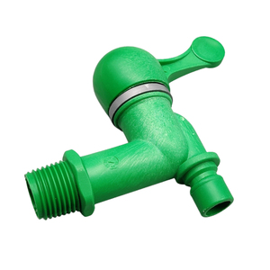 Wall Mounted Ceramic Core Single <b>Handle</b> Bathroom Sink PP Abs Faucet Plastic 1/2" Water Tap - Product Image 5