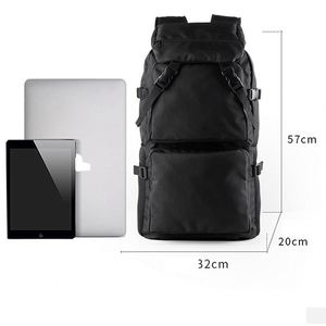 2025 Trendiger Unisex Großer Wasserdichter Tagesrucksack Maßgefertigter Hochwertiger Outdoor-Reise-Laptop-Rucksack mit Abnehmbarem Deckel für Männer - Product Image 6