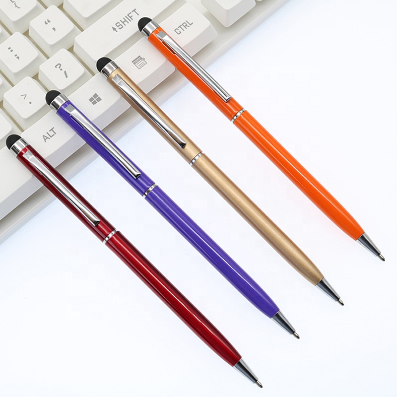 Chất Lượng Hàng Đầu Luxury Khuyến Mại Ballpoint Stylus Pen Với Logo Tùy Chỉnh Quảng Cáo Nhôm Bút Laser Cá Nhân Quà Tặng Bút