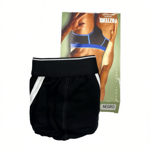 Calzoncillos Boxer para Hombre Fozter, Negros, de Algodón y Elastano, Corte Medio, Transpirables, Diseño Liso, Talla Adulto XL - Product Image 1
