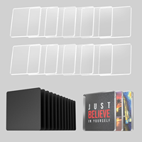 Imán de Refrigerador Acrílico Transparente Personalizado, Imán Decorativo para Fotos, Imán Acrílico Personalizado para Exhibición de Notas en la Oficina