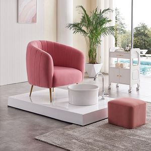 <strong>Pink</strong> Pedicure Station <strong>Beauty</strong> <strong>Salon</strong> Spa Chair Pedicure - Product Image 5