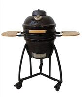Mission 15 pouces Portable & Outdoor Egg Céramique Grill Barbecue Grill avec différents accessoires