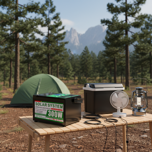 Générateur solaire portable rechargeable au lithium-fer-phosphate 300W pour le camping en plein air, système de secours d'urgence, <span class=keywords><strong>batterie</strong></span> <span class=keywords><strong>externe</strong></span> - Product Image 6