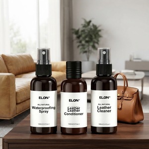 Kit d'entretien professionnel <span class=keywords><strong>pour</strong></span> <span class=keywords><strong>cuir</strong></span>, nettoyant naturel, revitalisant sans alcool, sans danger <span class=keywords><strong>pour</strong></span> la peau, doux <span class=keywords><strong>pour</strong></span> les sacs de luxe, les chaussures, les sièges de voiture, les canapés - Product Image 1