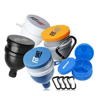 Protein Powder Container Funnel Keychain - Portable Fitness Shaker  Containers for Powder Storage,Gym…See more Protein Powder Container Funnel  Keychain