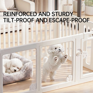 Cerca Transparente para Cães Pequenos e Médios, Cercado Moderno para Animais de Estimação com Recursos de Segurança - Product Image 3