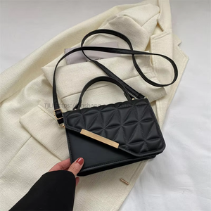 Wholesale Women's Embroidery Small Bag Single Shoulder Crossbody Popular Texture Handheld Small <b>Square</b> Design Polyester - Product Image 6