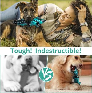 Jouet pour chien en nylon ultra-résistant en forme d'os, modèle classique moderne, idéal pour les mâchoires agressives - Offre Spéciale - Product Image 6