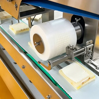 Ligne de production industrielle de sandwichs, trancheuse à pain, coupeuse, étaleur, équipement d'assemblage et de fabrication pour les sandwicheries et les boulangeries