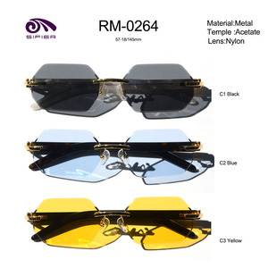Sifier hommes femmes lunettes gafas de <span class=keywords><strong>sol</strong></span> 2024 dernier concepteur marque privée <span class=keywords><strong>Nylon</strong></span> lunettes de soleil sans monture polarisées Logo personnalisé - Product Image 5