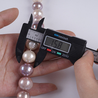 Chaîne de perles d'eau douce, perles naturelles, 14-17 mm, chaîne de perles Edison, blanc, rose, violet, mélange de couleurs pour la fabrication de bijoux