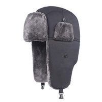 Gorro Ushanka de Punto Personalizado Unisex para Invierno, Gorro Ruso de Cosaco, Piloto, Aviador