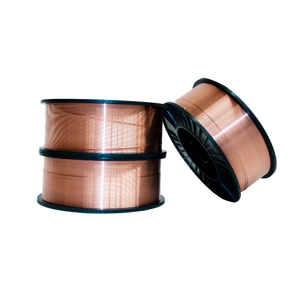 Copper Coated Welding Wire, Spool, 0,8 мм, 1,0 мм, 1,2 мм, ER70S-6, MIG, co2, 15 кг, 20 кг по самой низкой цене