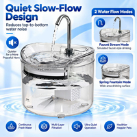 Fontaine à eau intelligente pour animaux de compagnie alimentée par USB avec capteur infrarouge, triple filtration, distributeur d'eau circulante pour chats
