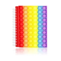 Carnet à spirale arc-en-ciel à bulles Reliure à spirale YO reliure Popper Bubble Push Pop Cahier à spirale Pop