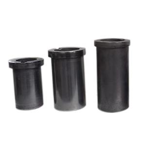 بوتقة واحدة من الغرافيت 1-2 من مادة نقية عالية النقاء ، مصنوعة من النحاس والذهب الفضي والألومنيوم مكونة من مادة نقية - Product Image 6