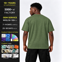 T-shirt pour homme à col rond, personnalisé avec impression graphique sur tissu, fabrication OEM, gestion stricte de la qualité, pour les marques de vêtements