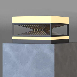 Lampe murale de porte en aluminium IP65 de haute qualité lumière de jardin LED étanche extérieure pour les villas en gros pour les lumières de pilier - Product Image 4