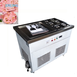 Nouvelle machine à crème glacée de style moderne, machine à faire des rouleaux de crème glacée frite - Product Image 1