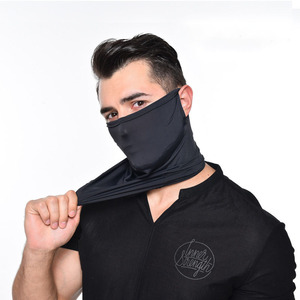 Couverture de foulard de protection solaire extérieure avec boucle d'oreille <span class=keywords><strong>cache</strong></span>-<span class=keywords><strong>cou</strong></span> Protection UV masque de bandana <span class=keywords><strong>en</strong></span> soie de glace Bandana multifonction - Product Image 1