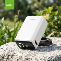 Batería Externa Portátil Mini de 10000mAh al por Mayor con Carga Rápida PD 20W, OEM, Metálica y con Pantalla LCD, Cable Integrado para Laptop