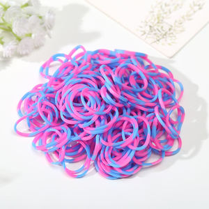 ยางรัดผมสีขนาดเล็กและ Tpr Hair Band สําหรับสาวตกแต่งสายรุ้งสําหรับสาว