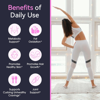 Capsules de collagène hydrolysé LIFEWORTH OEM Fat Burn pour des cheveux sains, des ongles et de la peau