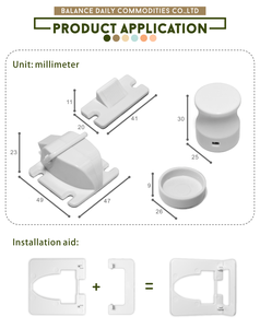 Bébé Sécurité Casier Aimantée Dissimulée Porte Aimant Gadget D'empreinte Digitale Électrique Armoire Serrure - Product Image 3