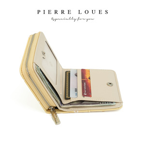 Pierre Loues Daisy Print Short <b>Wallet</b> <b>For</b> Women Multi <b>Card</b> Slot Zipper Coin Purse Portable <b>Card</b> <b>Holder</b> All In One Bag - Product Image 4