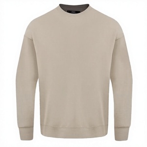 Sweat-shirt classique à manches longues en tricot d'hiver haute visibilité, col rond néon, vierge, style Techwear, pour vêtements de travail de sécurité - Product Image 1