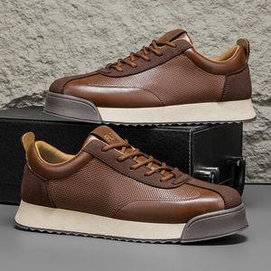 Zapatillas casuales de moda para hombre, con cordones, lisas, versátiles, estilo Jordan, transfronterizas, tallas grandes, planas, para conducir, nueva colección primavera 2026 - Product Image 1