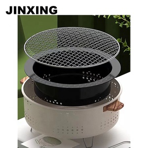 Griglia Affumicatrice da Tavolo Moderna, <span class=keywords><strong>Barbecue</strong></span> Portatile per Campeggio e Esterni, Forno <span class=keywords><strong>a</strong></span> <span class=keywords><strong>Carbone</strong></span> in Acciaio Inox con Superficie Antiaderente per Alimenti - Product Image 3
