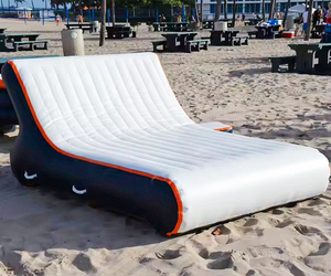 Thiết kế mới lớn nổi đảo nền tảng giường nước <span class=keywords><strong>Inflatable</strong></span> sofa giải trí boong ghế du thuyền thuyền nước giải trí cơ sở - Product Image 4