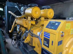Generador Diésel Komatsu Original Usado SAA12V140-P1150 de 800kW con Pocas Horas de Funcionamiento - Product Image 3