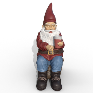 OEM新デザイン卸売カスタムガーデンノームデコレーション樹脂製エルフ飲むフィギュア樹脂製ノームフィギュア - Product Image 4