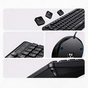 UGREEN MK331 Wired <b>Keyboard</b> Mouse Combo 104 Keys Membrane Silent <b>Keyboard</b> Set - Product Image 4