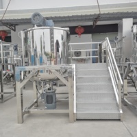 Réservoir de mélange de détergent liquide personnalisé Machine de fabrication de shampoing Mélangeur de savon Homogénéisateur Émulsifiant Ligne de production de mélange