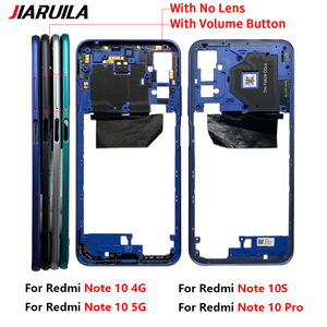 Telaio centrale Mobile lunetta per <span class=keywords><strong>Redmi</strong></span> Note 10S <span class=keywords><strong>10</strong></span> 4G <span class=keywords><strong>5G</strong></span> Pro piastra centrale alloggiamento centro Chassis <span class=keywords><strong>Cover</strong></span> parti di ricambio per riparazione - Product Image 2